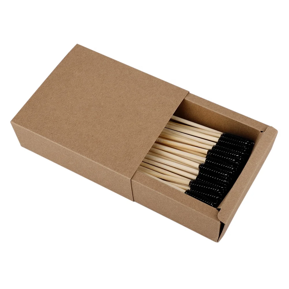 

Bamboo Stick Mascara Wands Applicator HOT SALES ECO Friendly Disposable with Kraft Box 9603290090 Nylon China Eye