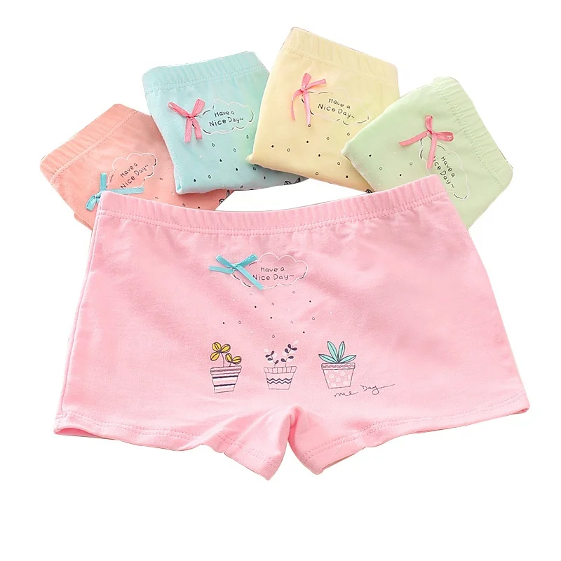 

Genuine 7 Years Age Yellow Color Mint Color Girls Underwear underwear children