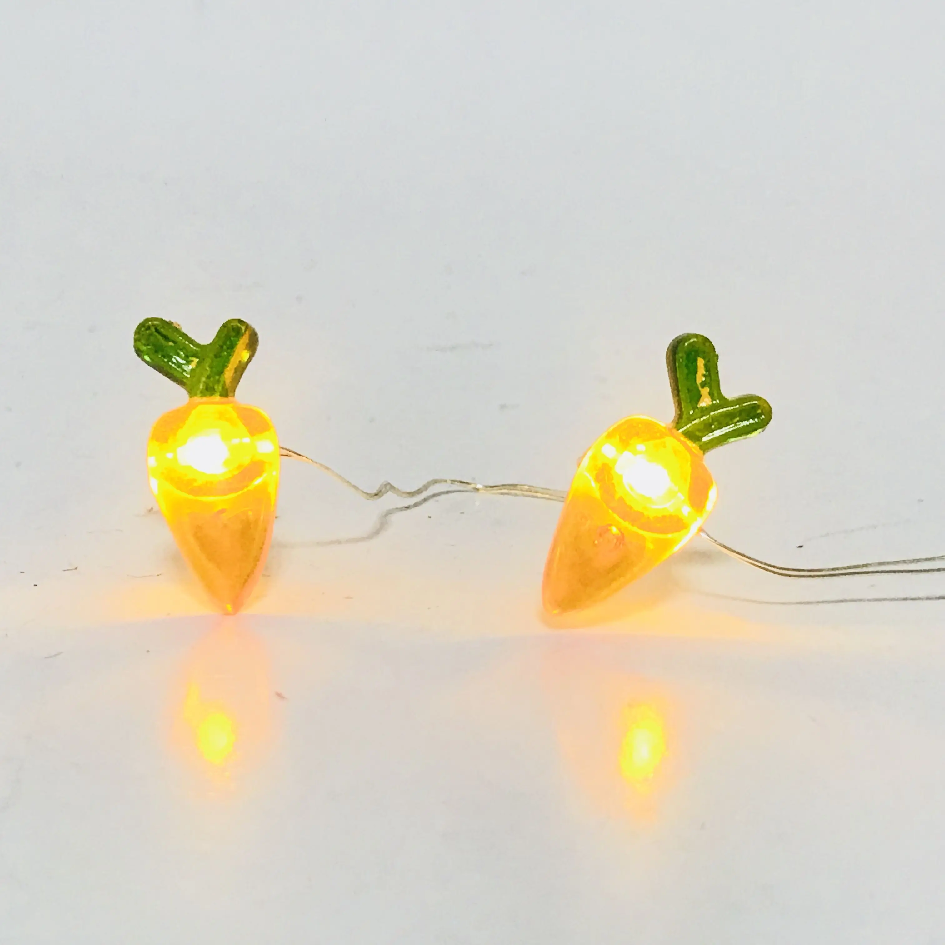 2020 New Design Easter Occasion Carrot Light String Battery Operated Fairy Micro Light Warm