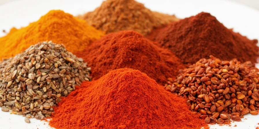 Asafoetida container on a spice rack