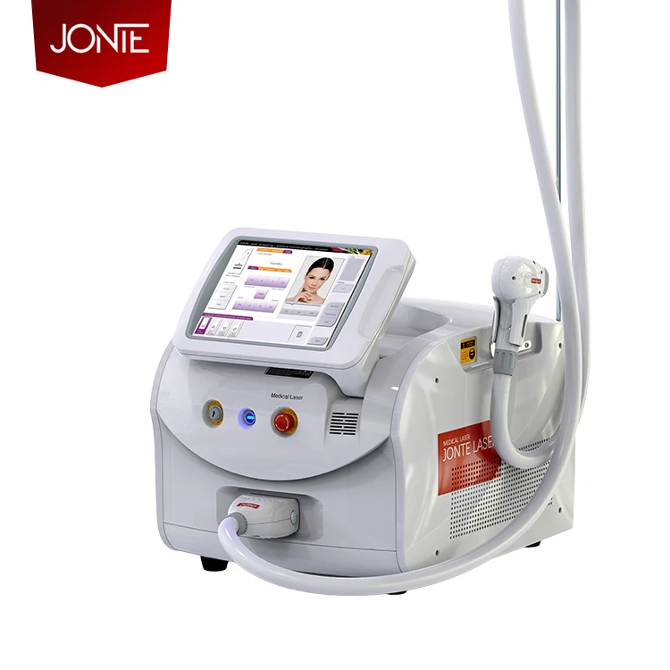 

Approved Medical CE TUV 3 Wavelength 755NM 808NM 1064nm Diode Hair Removal Laser Machine, Black white red