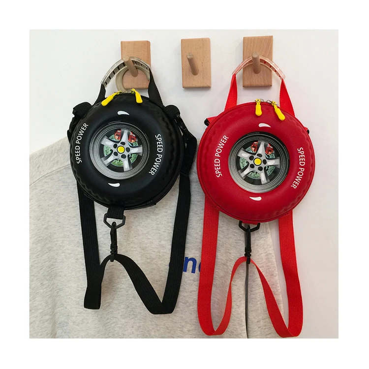 

Designer Geek Wheel Shaped Clutch Handbags For Women Funny Ladies Shoulder Messenger Purses Round Bags Women Handbags Ladies