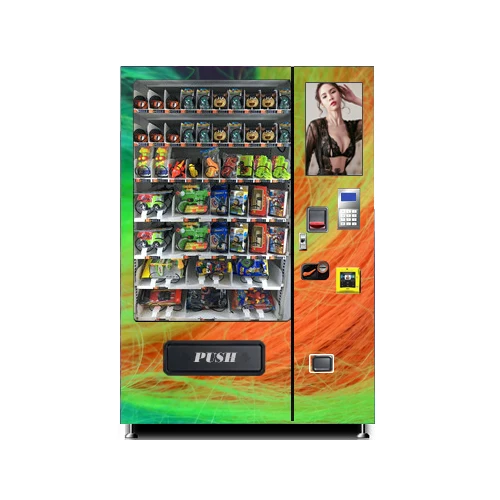 
Touch screen vending machine for cosmetic products 