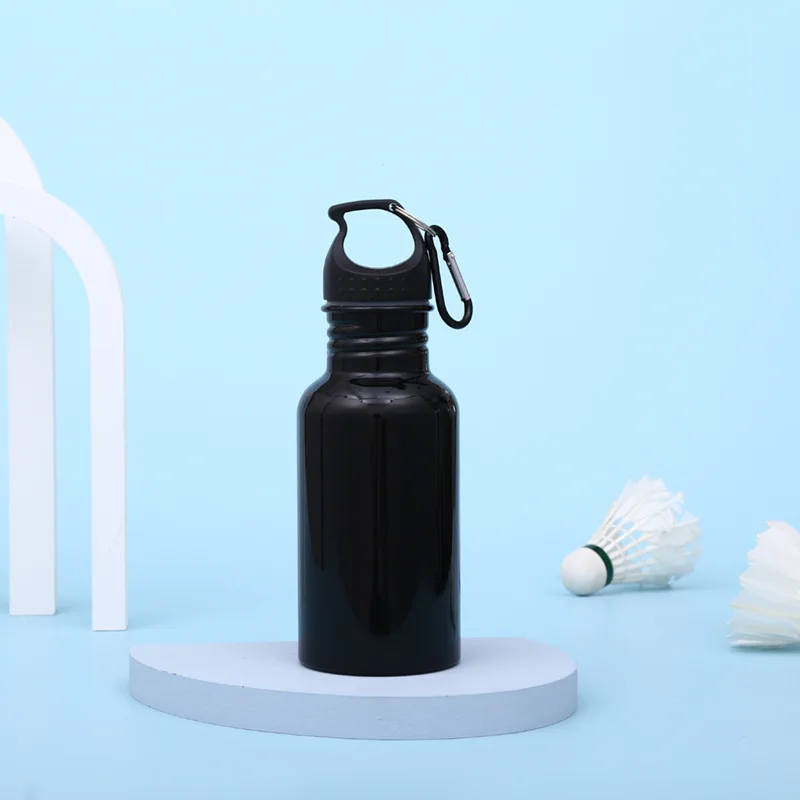 

Amazon Popular Customized Climbing Aluminum Water Bottles Outdoor Sport Water Bottles/Drinking Bottle With Carabiner