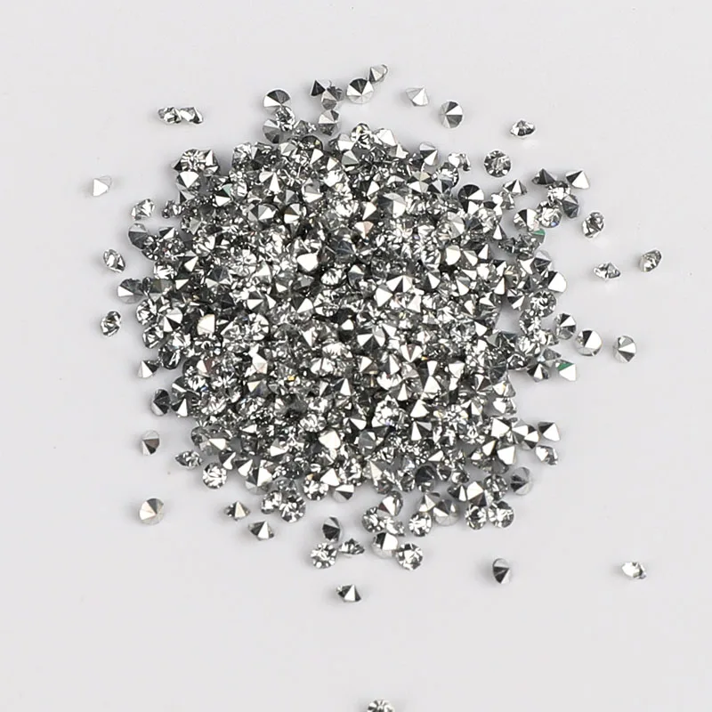 

Wholesales High Quality Non Hot-Fix Loose Bulk Micro Pointed Crystal Rhinestones 1.2mm for Garments and Art Decoration