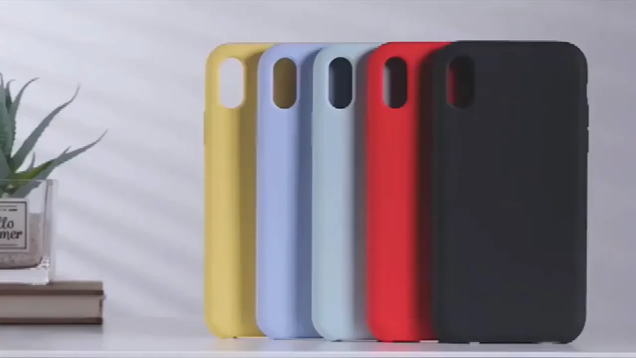 Liquid Silica Gel Mobile Phone Shell For Iphone Xs Max Buy Custom