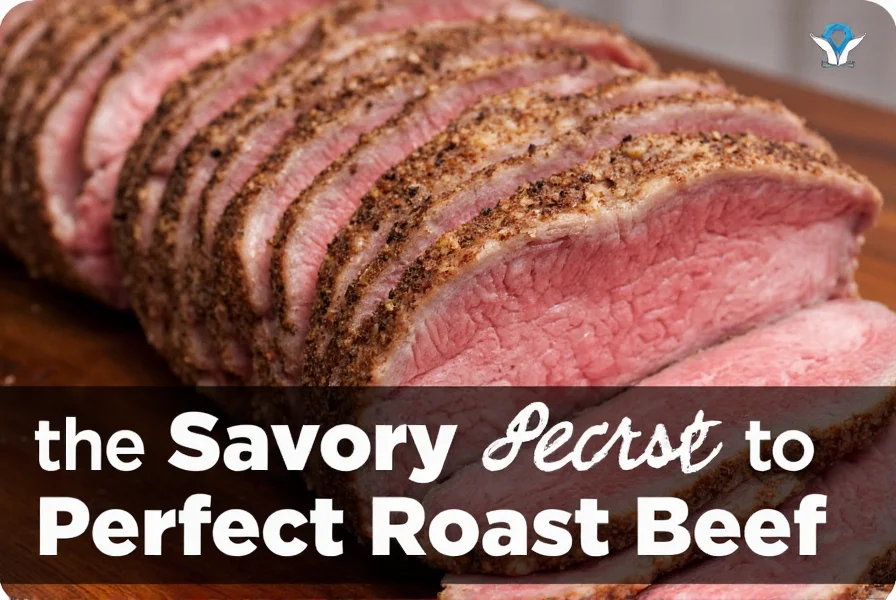 Homemade spice rub being applied to raw roast beef