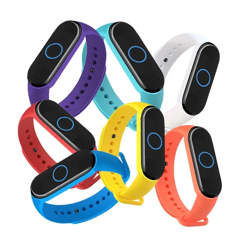 

SMARTOBY M5 Smart Bracelet Accessories Watch Band M5 Straps Rubber Strap Colorful Sport Smart Wrist Band With Multiple Colors