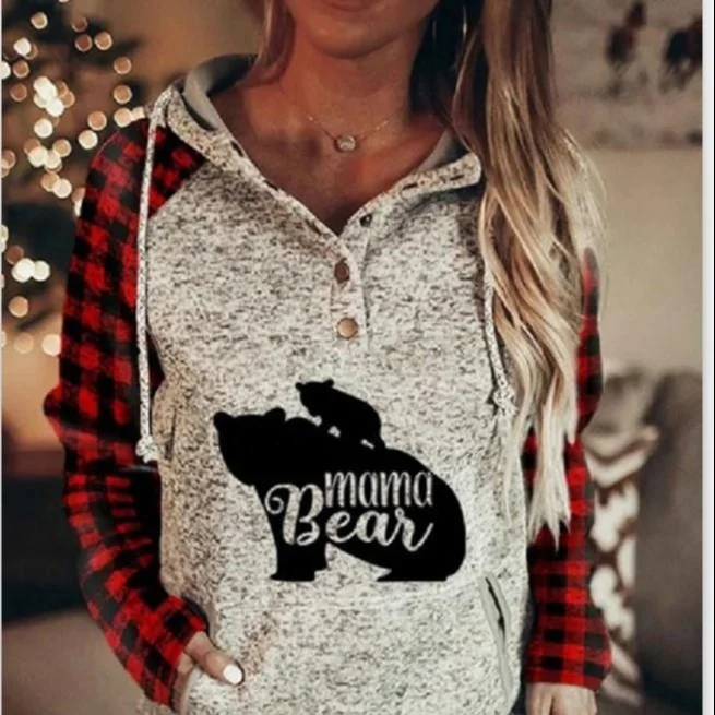 

Creative style winter leisure street hipster pullover hooded loose T-shirt