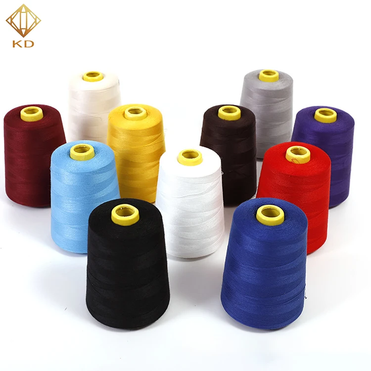 

Customized Factory Sale 100% Spun Polyester 40/2 3000Y Sewing Thread Rack Supplier For Garment Accessories, Customize color