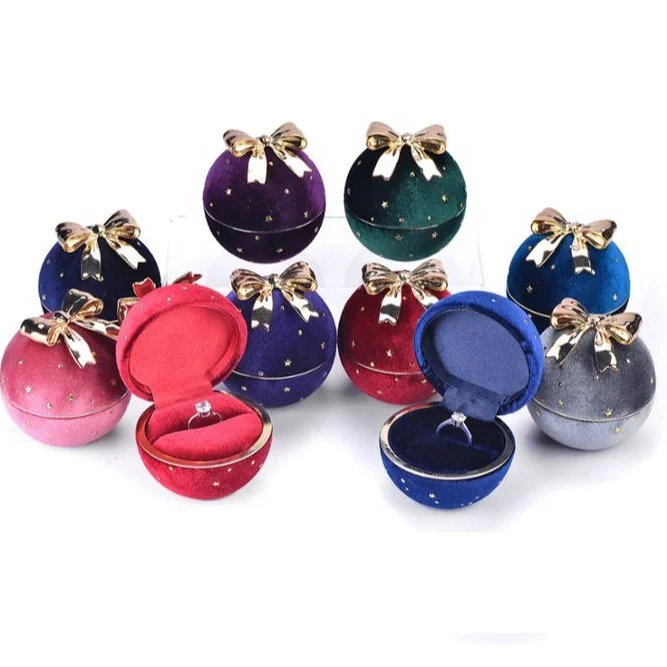 

Wholesale Custom Jewelry Packing Pendant Ring box Earring Jewelry Box velvet jewelry box