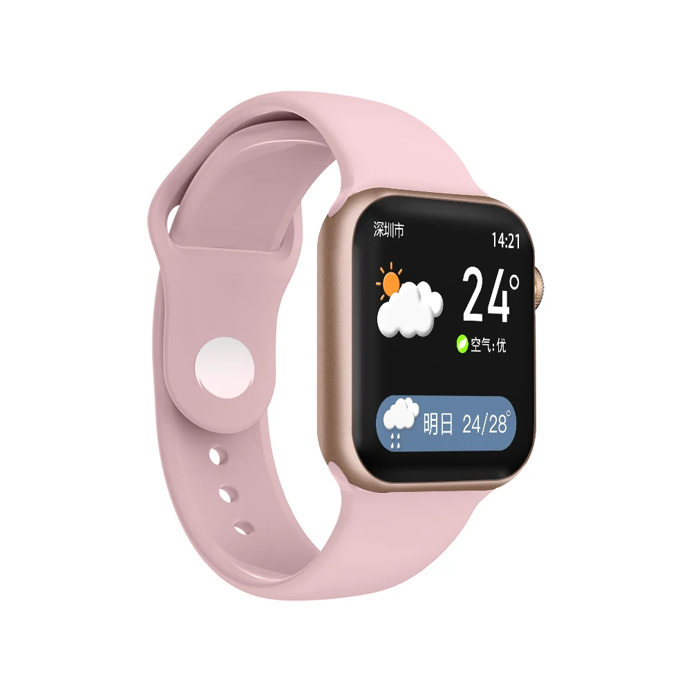 Wholesale I6 Smart Watch Series 4 1:1 Watch 4 With Wireless Charging Bluetooth Music heart rate Smart Watch t100