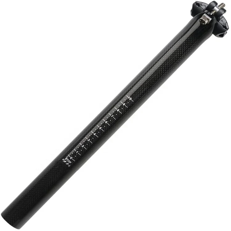 

3k full carbon factory price glossy matte seat post mtb dropper for MTB and road bike 29er cycling bicycle use, Black