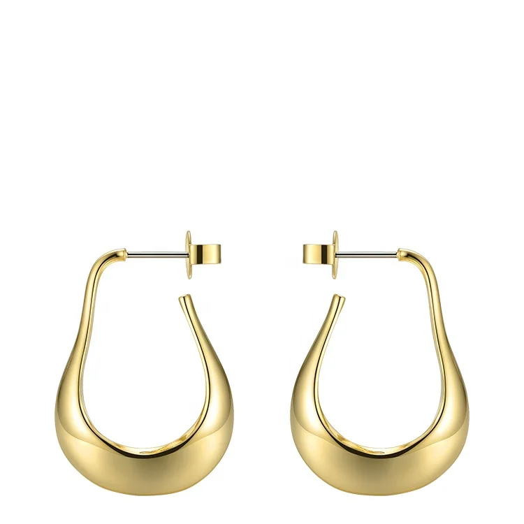 

Fashion Geometric Irregular Drop Earrings Simple Circle Hoops Small Water Droplets Earings Pendientes Wholesale EC191028
