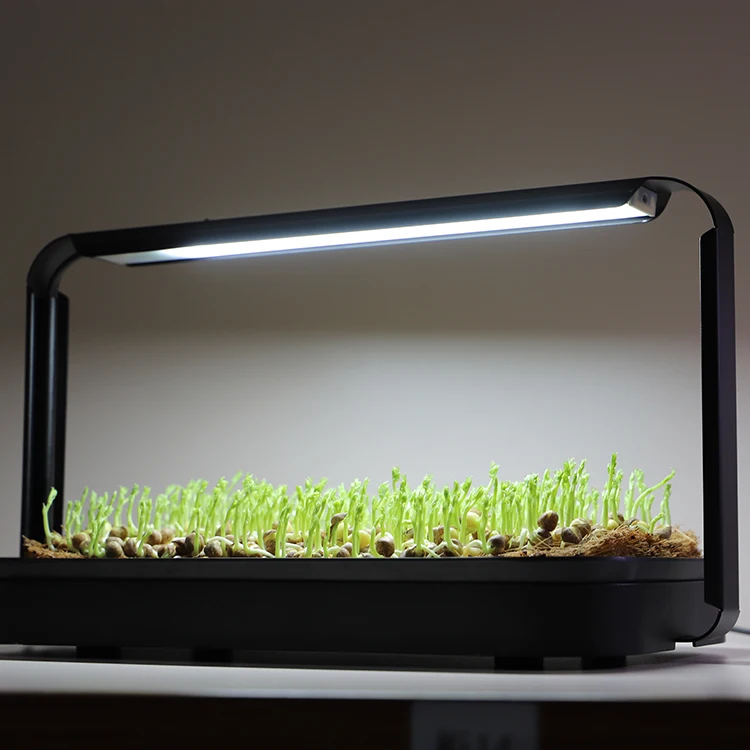 

led grow light indoor garden hydroponics system seed planter seedling tray seeder shallow microgreens tray with holes