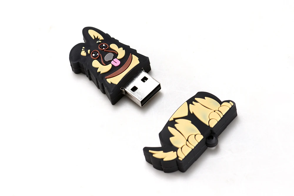 2020 New USB 2.0 Cartoon Dog Model 4GB 8GB 16GB 32GB 64GB 128GB pendrive plastic memory stick free shipping - ANKUX.COM