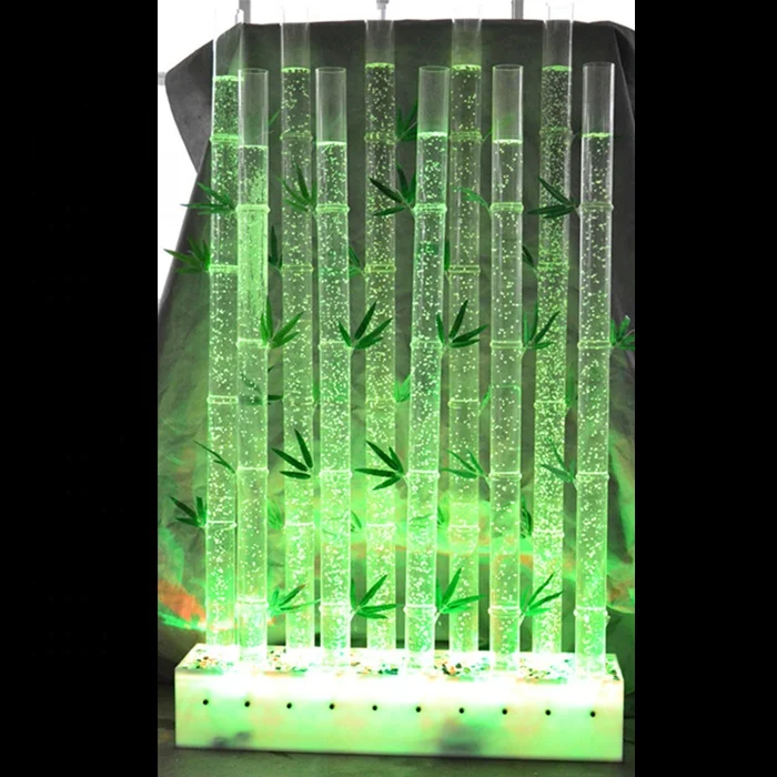 

led glowing furniture waterfall wall water bubble wall for wedding decorations