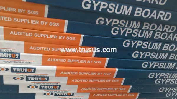 
Square Edge Raw Material Drywall Sound Absorption Plaster Sheets 