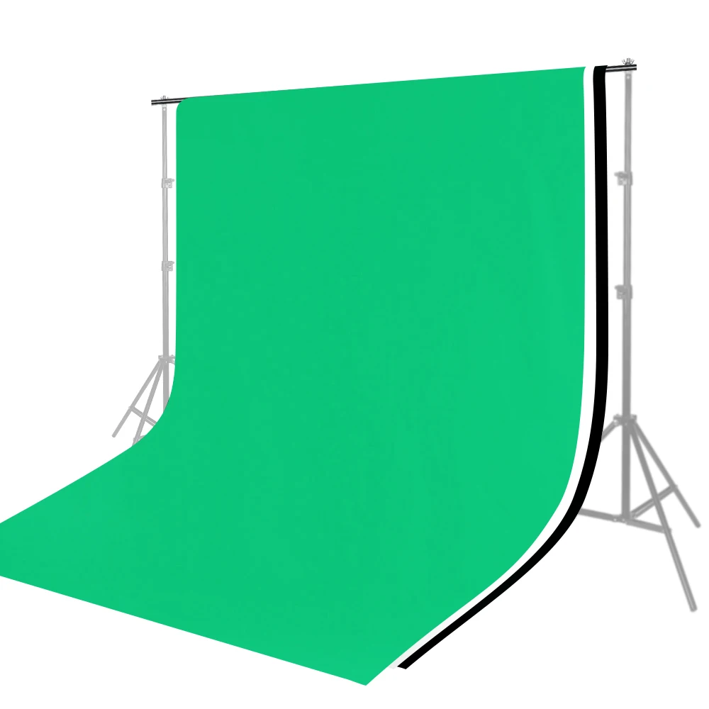 

Travor Photography Photo Background Paper Black Red Blue White Gray Green Screen Fabric Backdrops Cloth for Photography Studio, Black, white, red, blue, gray, green