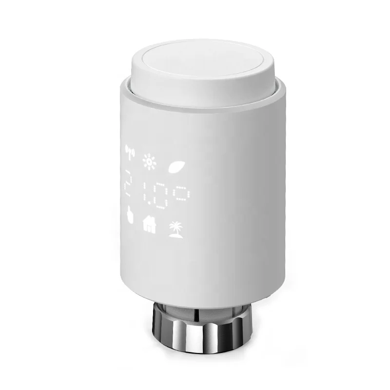

ZigBee Smart TRV Radiator Actuator Thermostatic Radiator Valve Tuya Temperature Controller Voice Remote Control Google Home