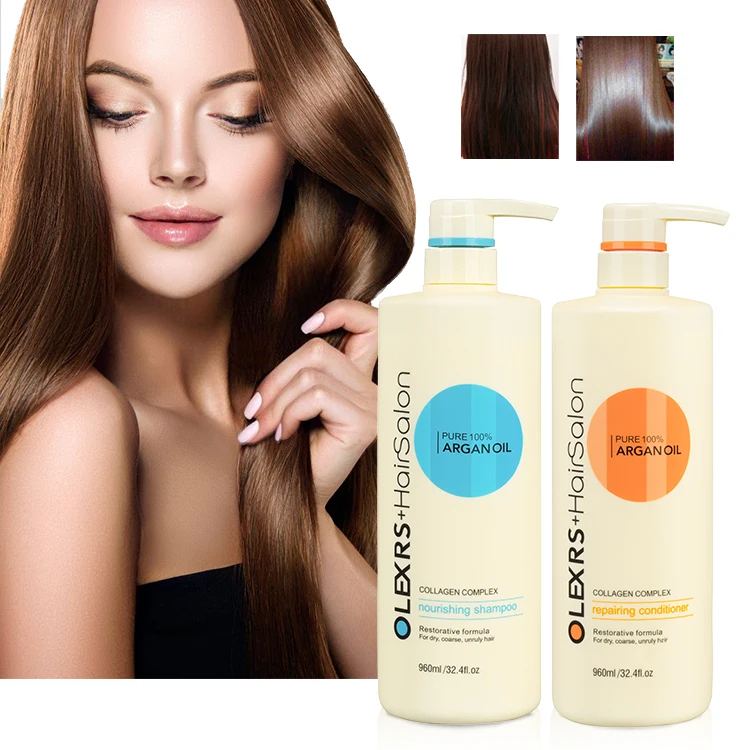 

Organic And Natural Hair Care Vitamin Argan Oil Shampoo For Dry And Frizzy Hair Shampoo And Conditioner