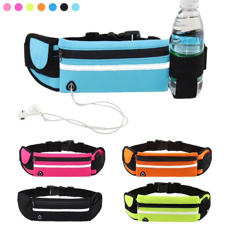 

Waist bag print sport Fashion Waterproof Fanny Pack Phone Belt Casual Small chest Bag For Traveling Running fitness outdoor bag, 7 colors to choose from