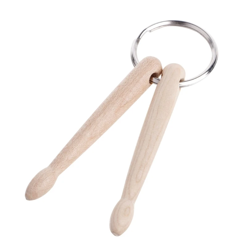 

Key rings Key Chain Promotional gift drum sticks, Natural