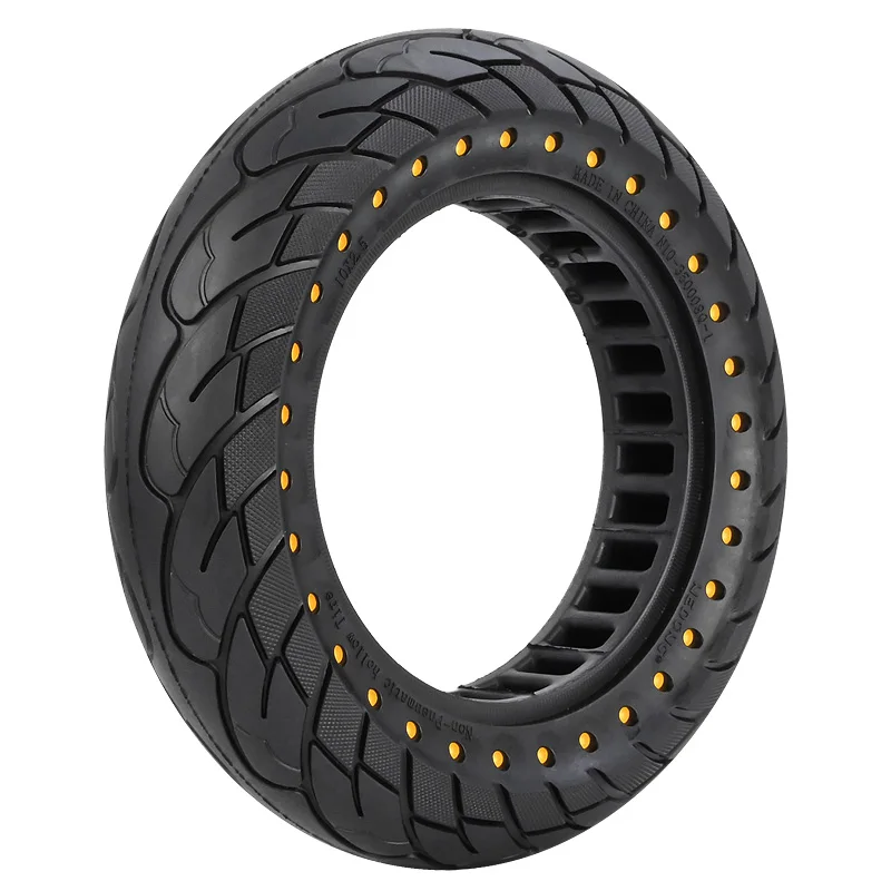 

Non slip colourful ND hole inner honeycomb solid tire 10x2.5inch for Xiaomi Electric scooter tires