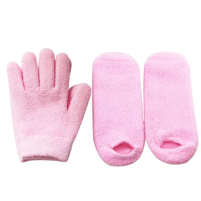 

Reusable SPA Gel Socks Gloves Moisturizing Whitening Exfoliating Hands Feet Skin Care For Adult, Picture