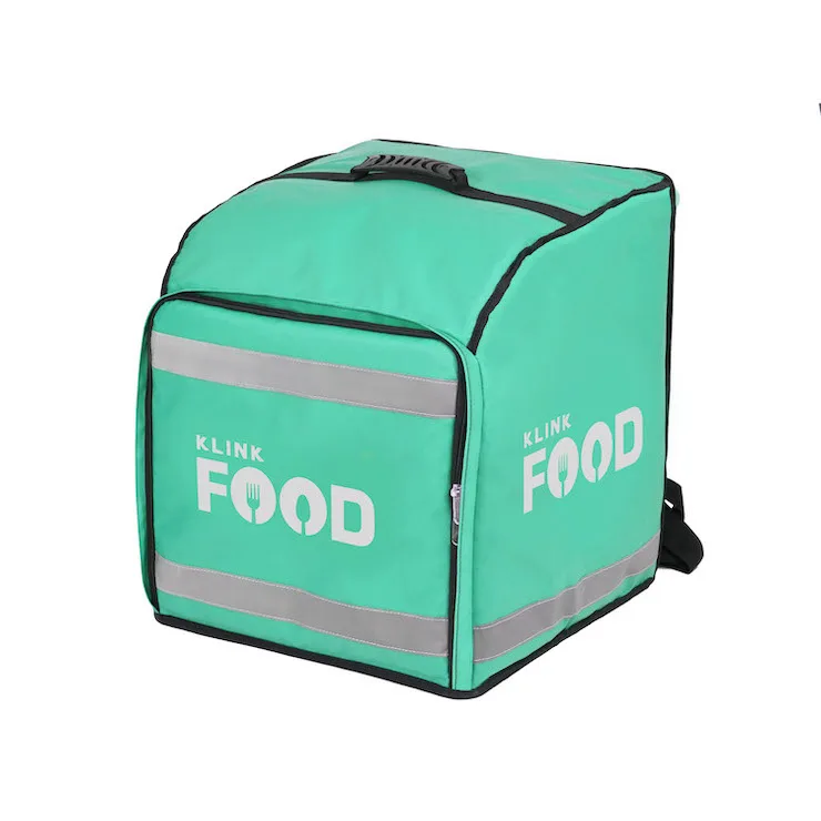 

Oven Hot Fashion Red 1680d Heated Orange 16"--18" Thermal Food Delivery Cooler Pizza Bag, Customized color acceptable