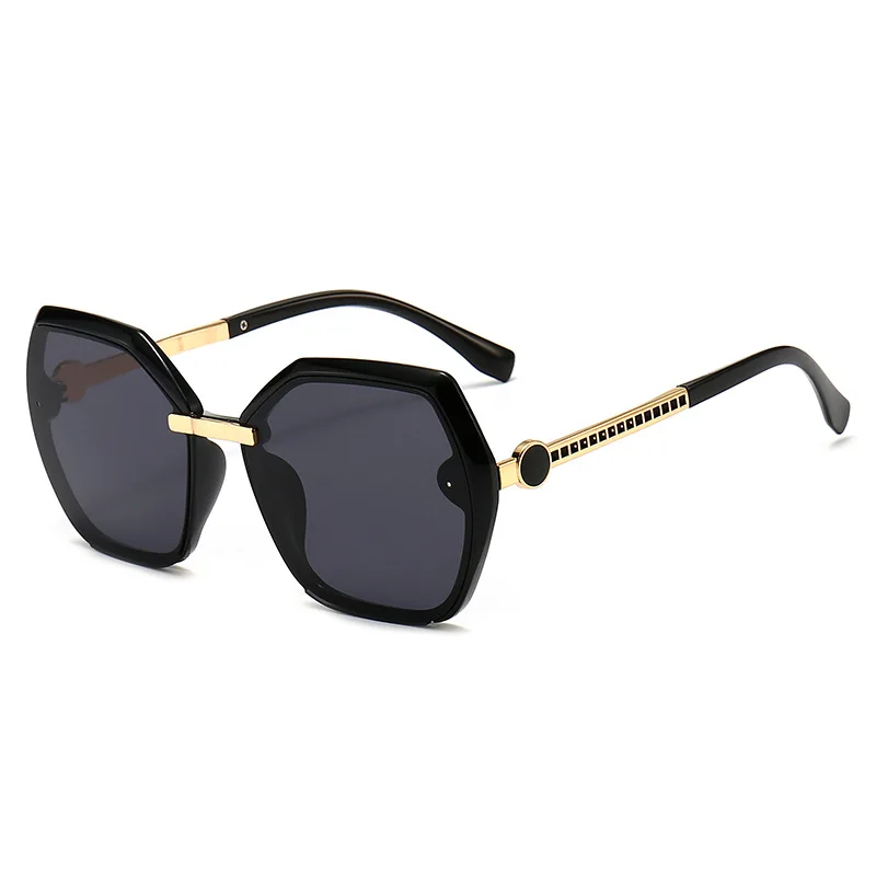 

LBASHADES Luxury Oversized Square Sunglasses Fashion Big Square Metal Hinge Women Eyewear, Custom colors