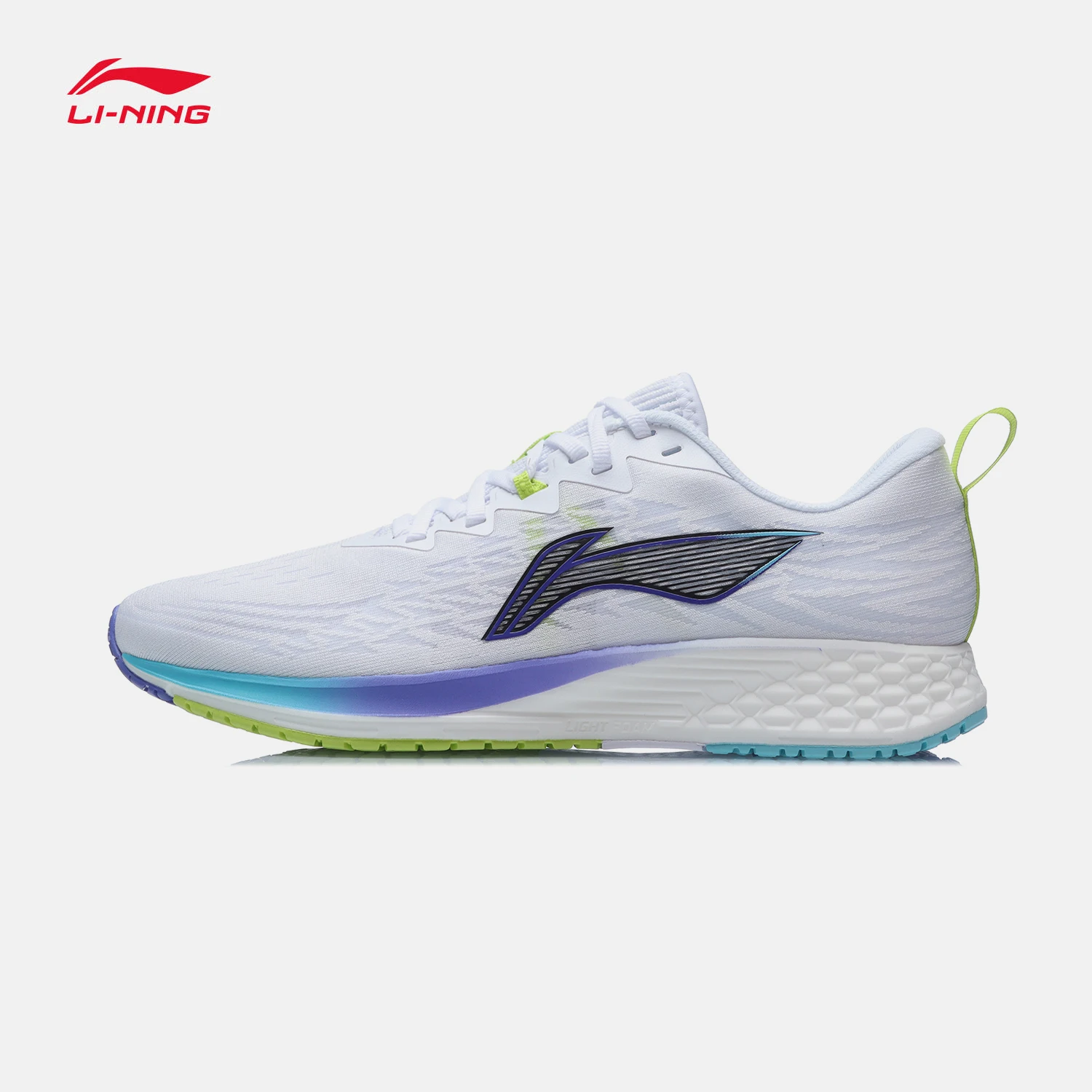 

Li Ning Men BASIC RACING SHOES Running Shoes Light Weight Marathon LiNing li ning Breathable Sport Shoes Sneakers ARBP037