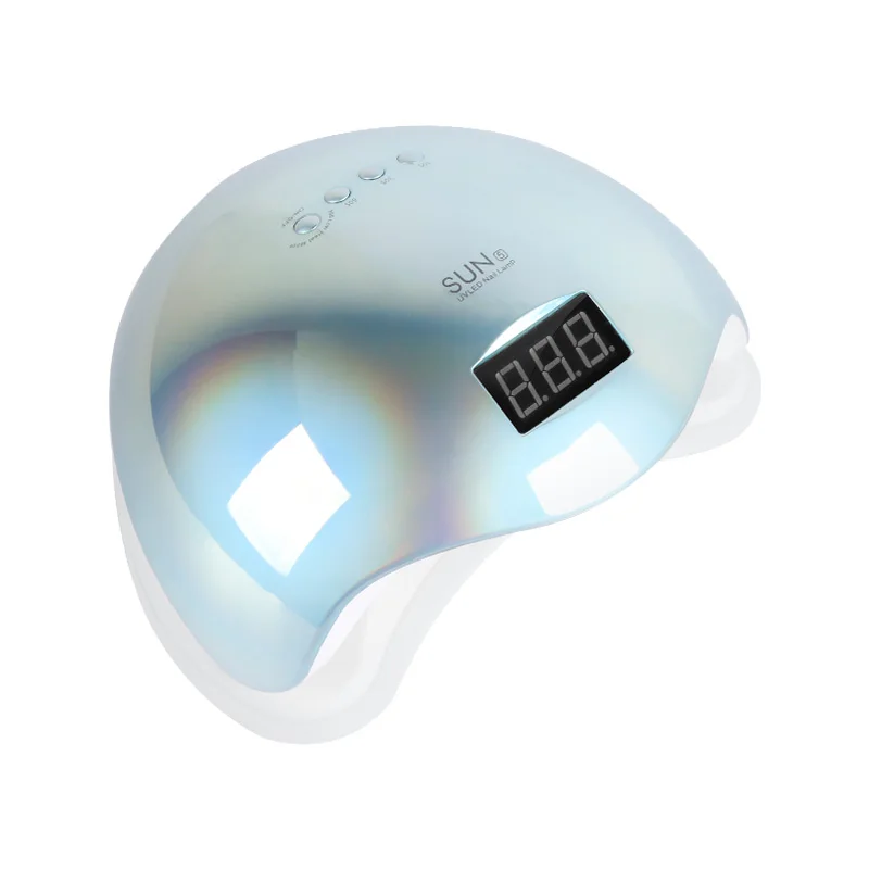 BLUEQUE 2019 new stly holographic color nail lamp 48W uv led gel nail polish dryer