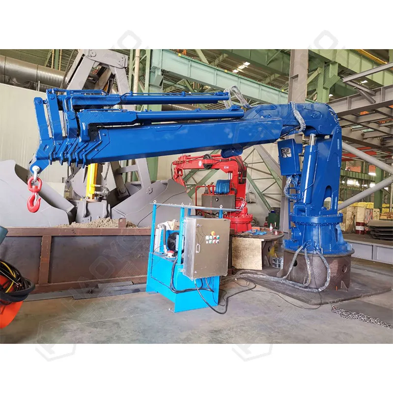
Hot Mini Lifting Knuckle Marine Telescopic Crane For Sale 