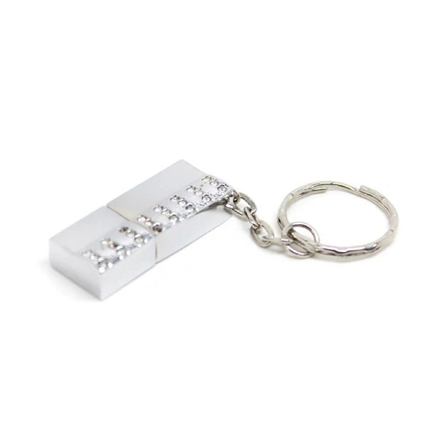 

Hotselling Fashion Shinny Metal Usb 3.0 Flash Drive Stick 64GB Logo