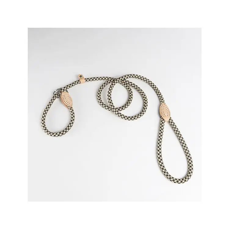 

Best Selling easy control braided nylon rope custom print logo dog leash