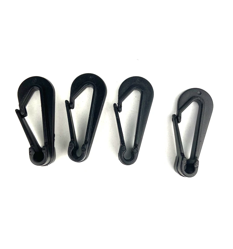 

Wholesale Carabiner Hooks Wholesale high quality POM Outdoor Tent C-shape Plastic Hot Sale POM Plastic Hook, Customized