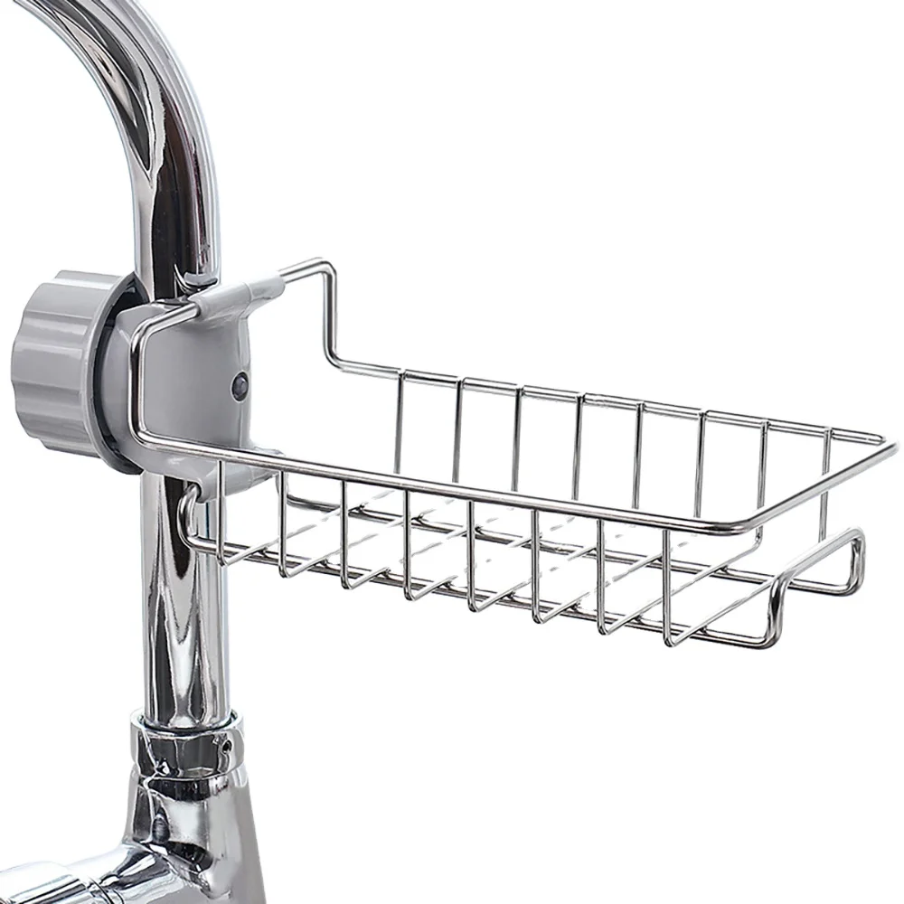 

Sponge Storage Holder Faucet Kitchen Storage Stainless Steel Faucet Kitchen Rack
