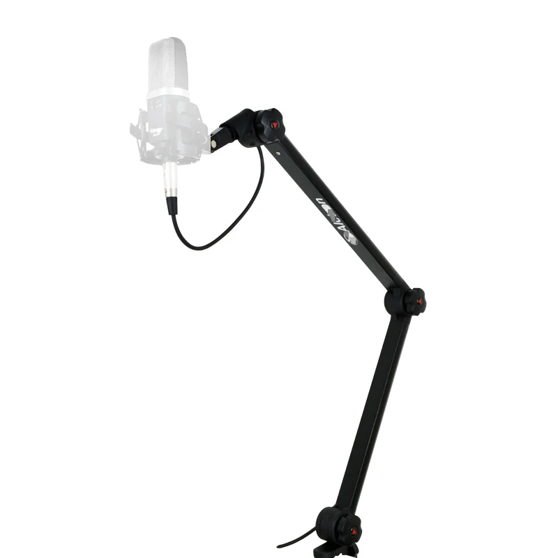 

MA614 High Quality Studio Microphone Mic Desktop Desk-mounted Holder Angle Adjustable Stable Professional Arm Stand