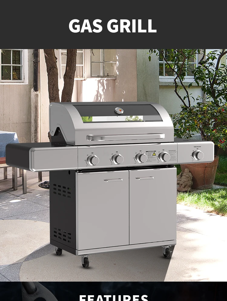 Family Household Commercial Gas Bbq Grill Machine Sydney Outdoor
