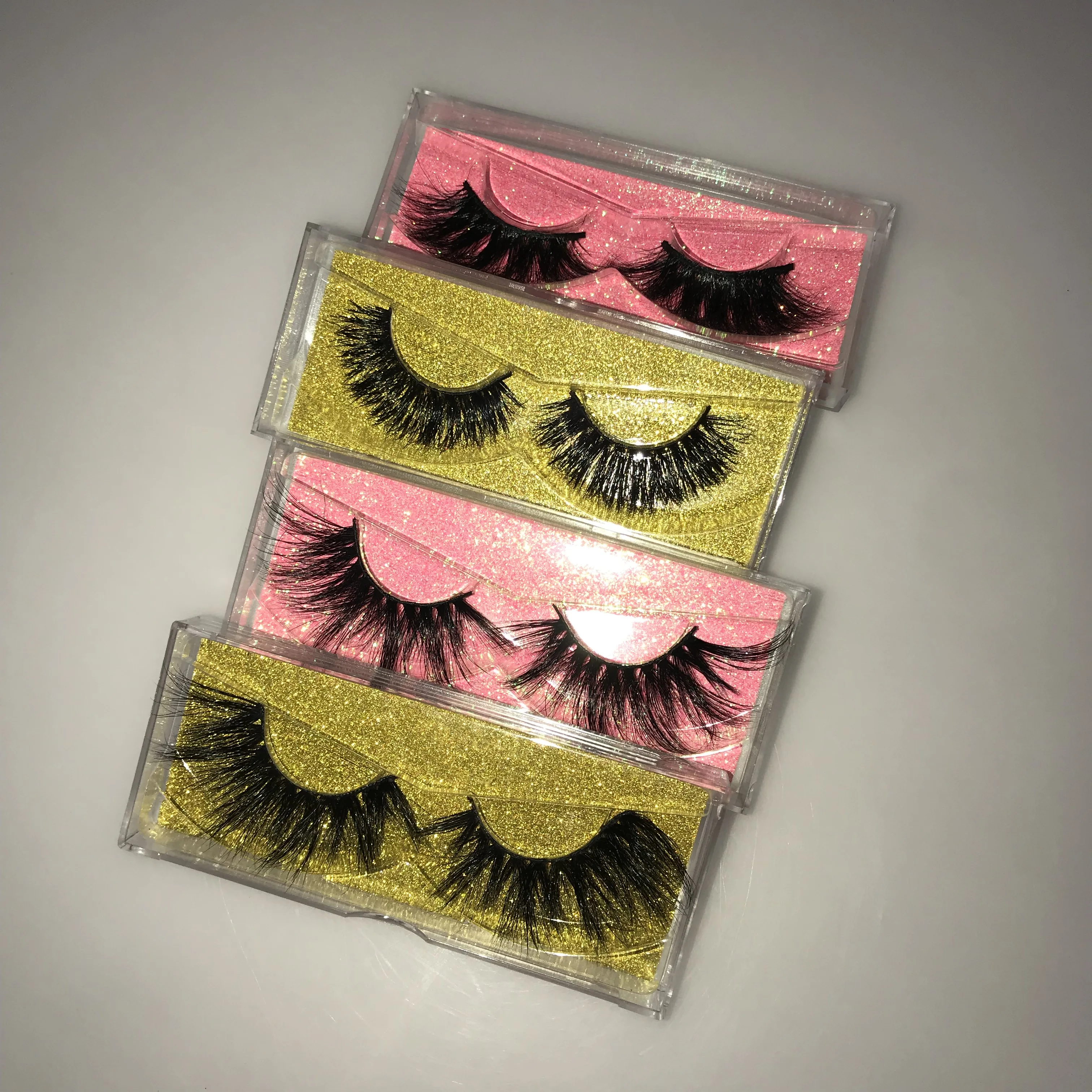 

Private label lashes3d packaging box wholesale vendor 25mm mink eyelash free samples