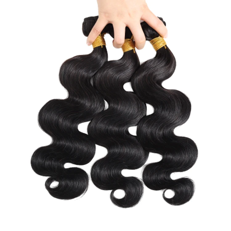 

Virgin Peruvian Hair Bundles 100% Human Hair Weave Natural Color Wholesale Price Body Wave Non Remy Hair Extension