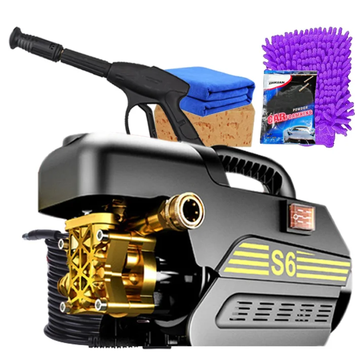 
Free Gift 1500W 240V commercial used electric high pressure car washer S6 