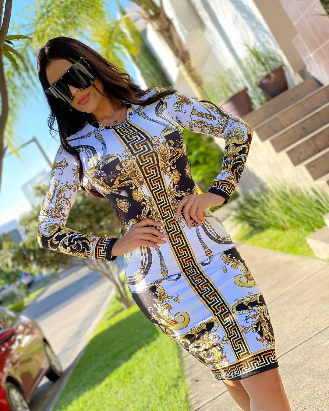 

2022 summer new style ladies fashion luxury dress sexy and casual plus size women's dresses, Picture