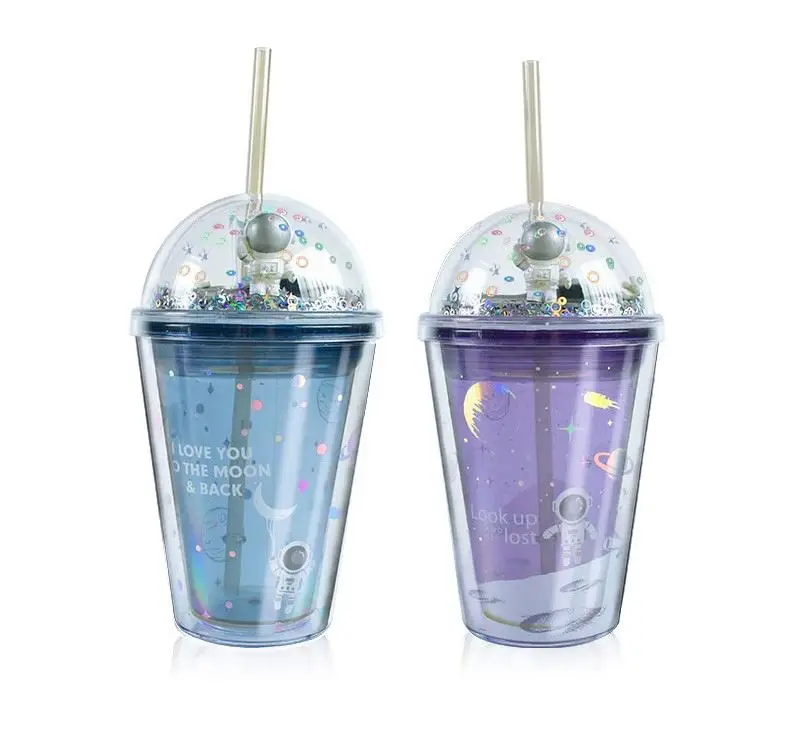 

Color Cup Changing Plastic Change Cups Coffee Pp Reusable Cold Magic Drinking With Lid And Straw Temperature Sippy Mug Tumblers