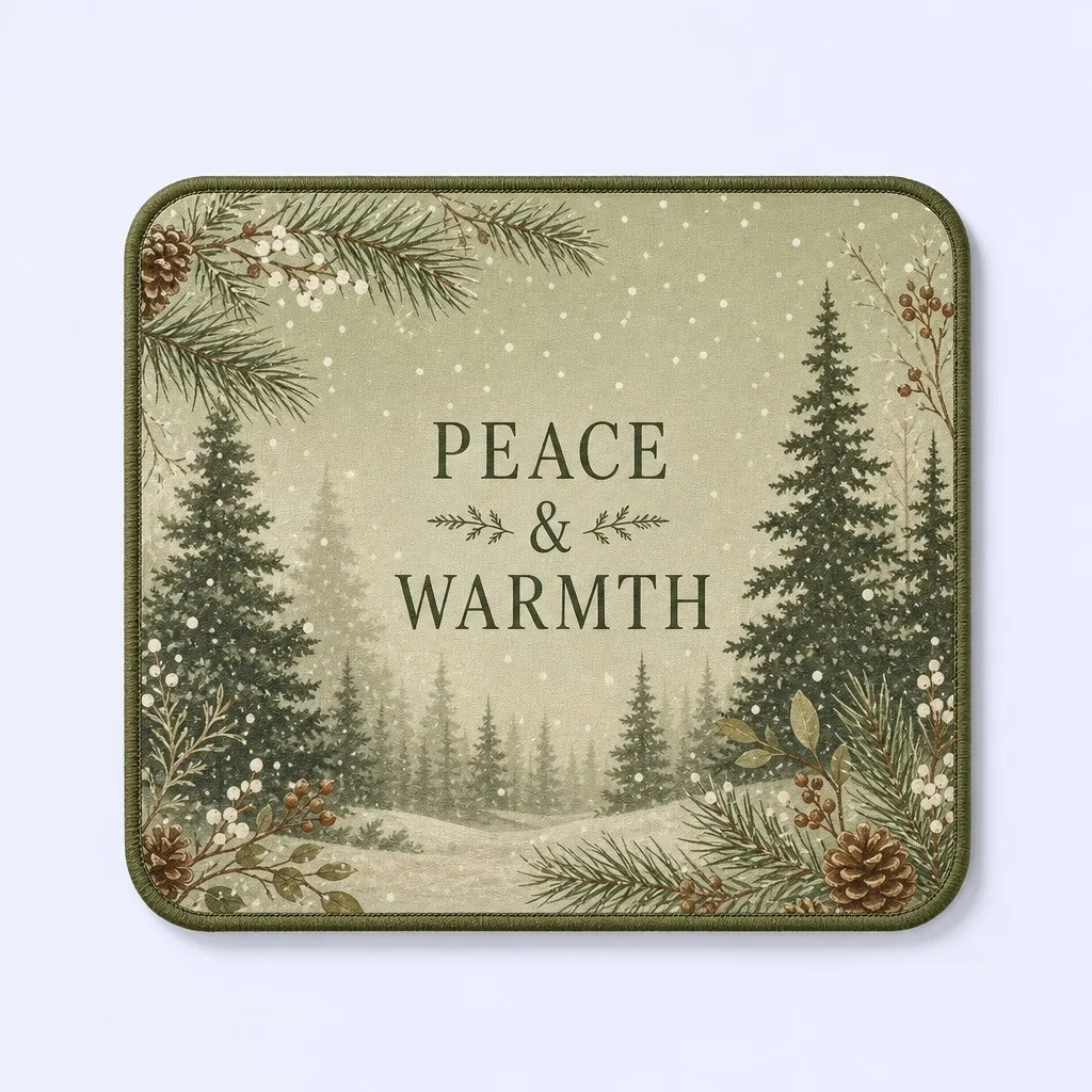 Peace and Warmth Woodland Winter