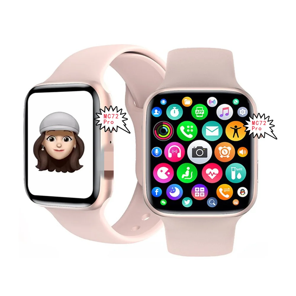 

Smartwatch Wristband Wearable Activity Tracker MC72Pro Full Touch Body Temperature Blood Pressure Waterproof