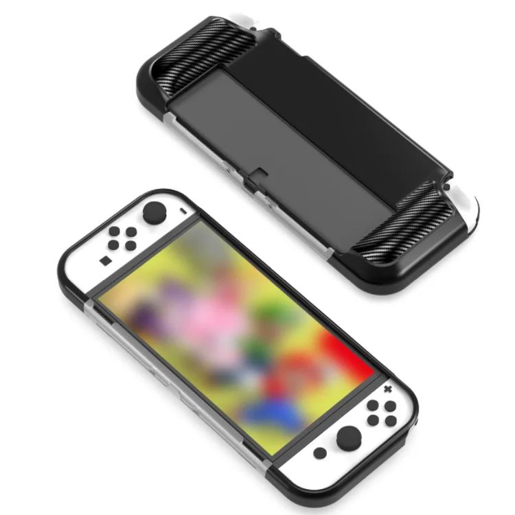 

Ergonomic Grip Protective Cover Shell Skin For Nintendo Switch OLED TPU Case, Picture
