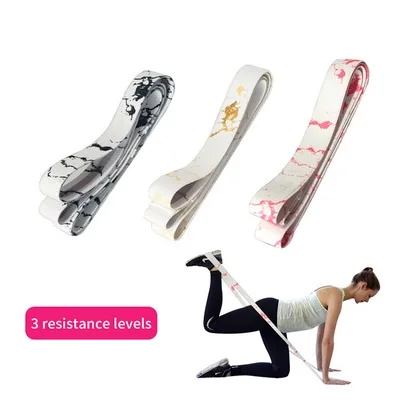 

Resistance long bands fabric fitness bands for gym equipments marble fitness resistance belt, Customized color