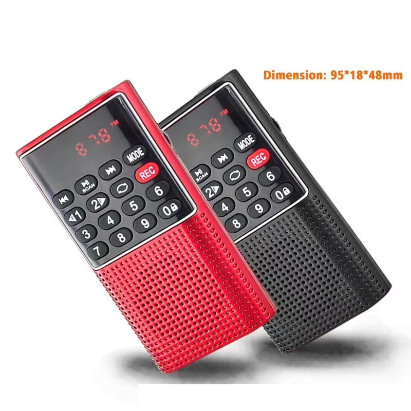 

L-328 FM radio mini FM portable radio speaker with voice recorder and MP3 player